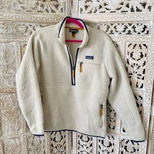 LIKE NEW Retro Patagonia 1/4 Zip fleece Large